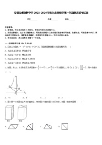 安徽亳州刘桥中学2023-2024学年九年级数学第一学期期末联考试题含答案