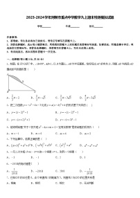 2023-2024学年阿坝市重点中学数学九上期末检测模拟试题含答案