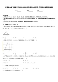 安徽省六安市裕安中学2023-2024学年数学九年级第一学期期末经典模拟试题含答案