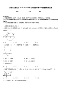 宁夏中卫市名校2023-2024学年九年级数学第一学期期末联考试题含答案