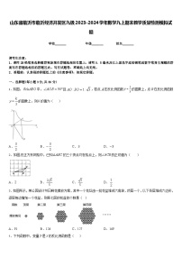 山东省临沂市临沂经济开发区九级2023-2024学年数学九上期末教学质量检测模拟试题含答案