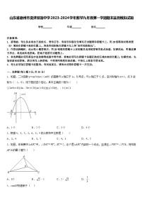 山东省德州市夏津双语中学2023-2024学年数学九年级第一学期期末监测模拟试题含答案