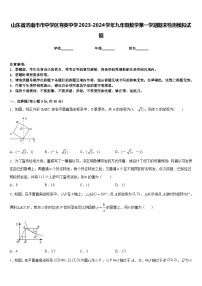 山东省济南市市中学区育英中学2023-2024学年九年级数学第一学期期末检测模拟试题含答案