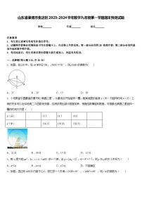 山东省淄博市张店区2023-2024学年数学九年级第一学期期末预测试题含答案