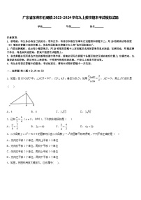 广东省东莞市石碣镇2023-2024学年九上数学期末考试模拟试题含答案