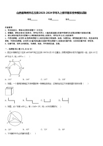 山西省朔州市右玉县2023-2024学年九上数学期末统考模拟试题含答案