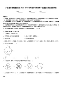 广东省深圳市福田片区2023-2024学年数学九年级第一学期期末质量检测试题含答案