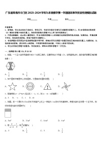 广东省珠海市斗门区2023-2024学年九年级数学第一学期期末教学质量检测模拟试题含答案