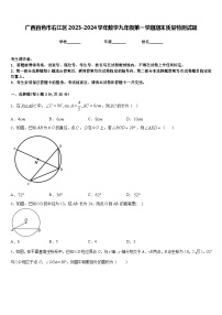 广西百色市右江区2023-2024学年数学九年级第一学期期末质量检测试题含答案