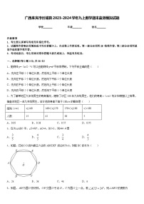 广西来宾市忻城县2023-2024学年九上数学期末监测模拟试题含答案