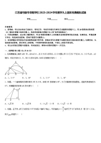 江苏省句容市华阳学校2023-2024学年数学九上期末经典模拟试题含答案