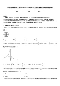 江苏省徐州市树人中学2023-2024学年九上数学期末质量跟踪监视试题含答案