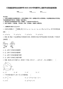 江苏省盐城市东台实验中学2023-2024学年数学九上期末学业质量监测试题含答案