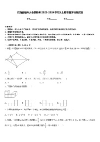 江西省赣州大余县联考2023-2024学年九上数学期末检测试题含答案