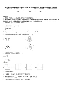 河北省保定市莲池区十三中学2023-2024学年数学九年级第一学期期末监测试题含答案