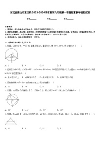 河北省唐山市玉田县2023-2024学年数学九年级第一学期期末联考模拟试题含答案