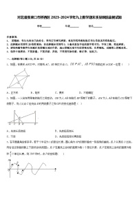 河北省张家口市桥西区2023-2024学年九上数学期末质量跟踪监视试题含答案