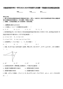 河南省洛阳市李村一中学2023-2024学年数学九年级第一学期期末质量跟踪监视试题含答案