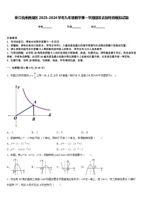 浙江杭州西湖区2023-2024学年九年级数学第一学期期末达标检测模拟试题含答案