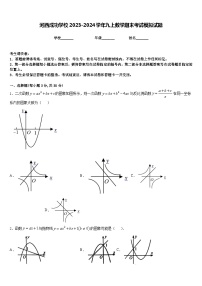 河西成功学校2023-2024学年九上数学期末考试模拟试题含答案