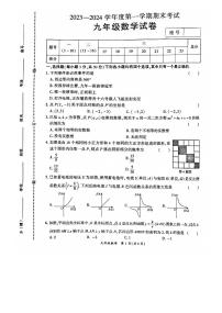 河南省商丘市夏邑县2023-2024学年九年级上学期1月期末数学试题