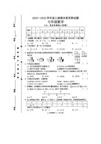 河南省驻马店市确山县2023-2024学年七年级上学期1月期末数学试题