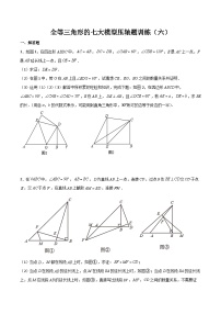 全等三角形的七大模型压轴题训练（六）-2023-2024学年七年级数学下册全等三角形的七大模型全攻略（北师大版，成都专用）