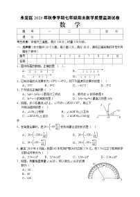 湖南省张家界市永定区2023-2024学年七年级上学期期末考试数学试题