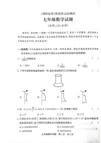 山东省 济宁市 泗水县2023-2024学年上学期七年级期末数学试题