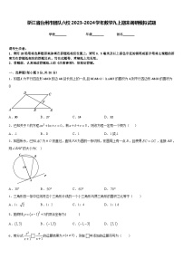 浙江省台州市团队六校2023-2024学年数学九上期末调研模拟试题含答案