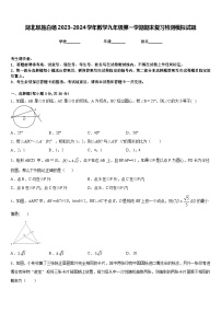 湖北恩施白杨2023-2024学年数学九年级第一学期期末复习检测模拟试题含答案