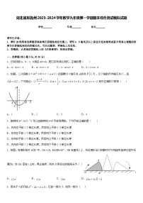 湖北省恩施州2023-2024学年数学九年级第一学期期末综合测试模拟试题含答案