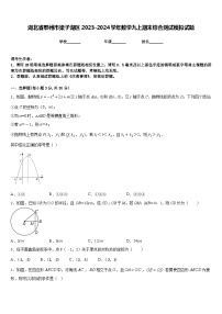 湖北省鄂州市梁子湖区2023-2024学年数学九上期末综合测试模拟试题含答案