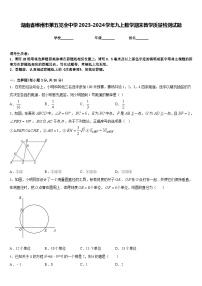 湖南省郴州市第五完全中学2023-2024学年九上数学期末教学质量检测试题含答案