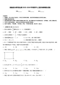 湖南省永州市蓝山县2023-2024学年数学九上期末调研模拟试题含答案