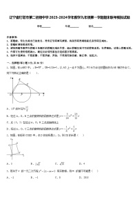 辽宁省灯塔市第二初级中学2023-2024学年数学九年级第一学期期末联考模拟试题含答案