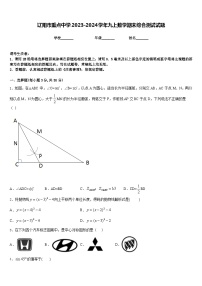 辽阳市重点中学2023-2024学年九上数学期末综合测试试题含答案