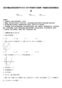 重庆市璧山区青杠初级中学2023-2024学年数学九年级第一学期期末质量检测模拟试题含答案