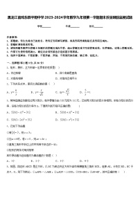 黑龙江省鸡东县平阳中学2023-2024学年数学九年级第一学期期末质量跟踪监视试题含答案