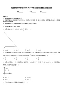 陕西省铜川市名校2023-2024学年九上数学期末达标测试试题含答案