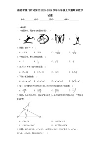 福建省厦门市同安区2023-2024学年八年级上学期期末数学试题(含答案)