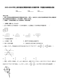 2023-2024学年上海市浦东区第四教育署九年级数学第一学期期末调研模拟试题含答案