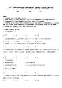 2023-2024学年安徽省亳州市涡阳县九上数学期末综合测试模拟试题含答案