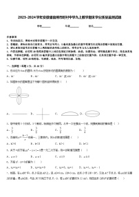 2023-2024学年安徽省宿州市时村中学九上数学期末学业质量监测试题含答案