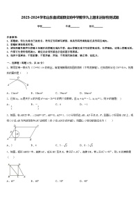 2023-2024学年山东省武城县实验中学数学九上期末达标检测试题含答案