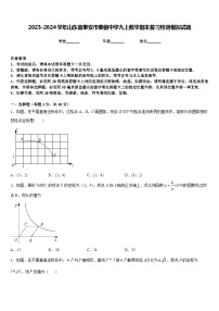 2023-2024学年山东省泰安市泰前中学九上数学期末复习检测模拟试题含答案