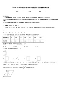 2023-2024学年山东省菏泽市名校数学九上期末经典试题含答案