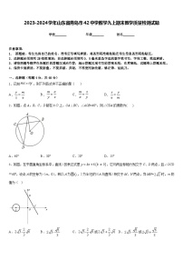 2023-2024学年山东省青岛市42中学数学九上期末教学质量检测试题含答案