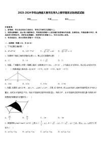 2023-2024学年山西省太原市五育九上数学期末达标测试试题含答案