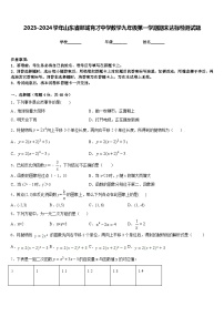 2023-2024学年山东省郯城育才中学数学九年级第一学期期末达标检测试题含答案